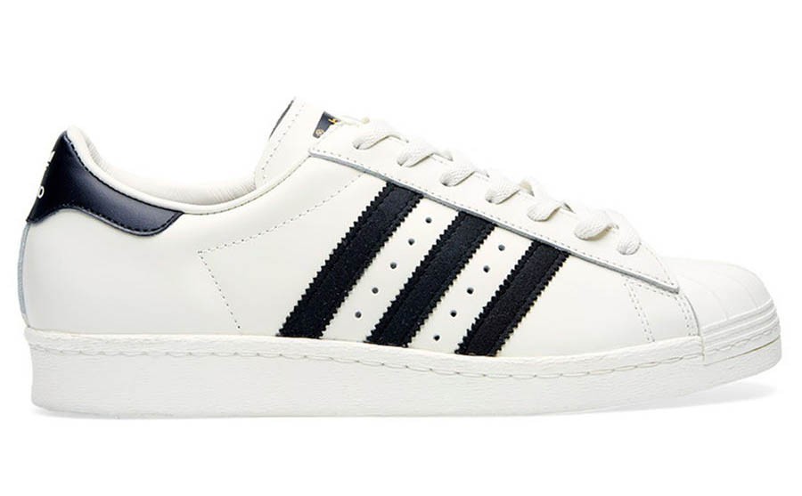 adidas blanche bande noir