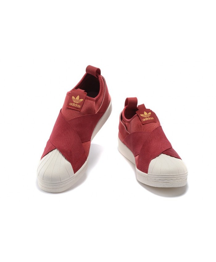 superstar slip on Rouge femme