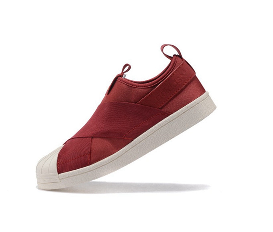 superstar slip on Rouge femme